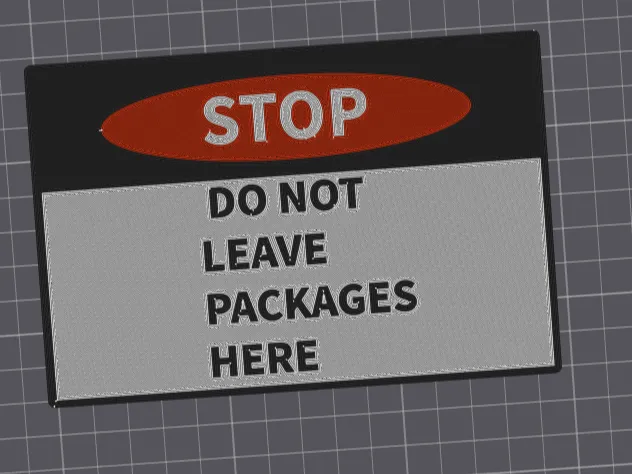 Do Not Leave Packages