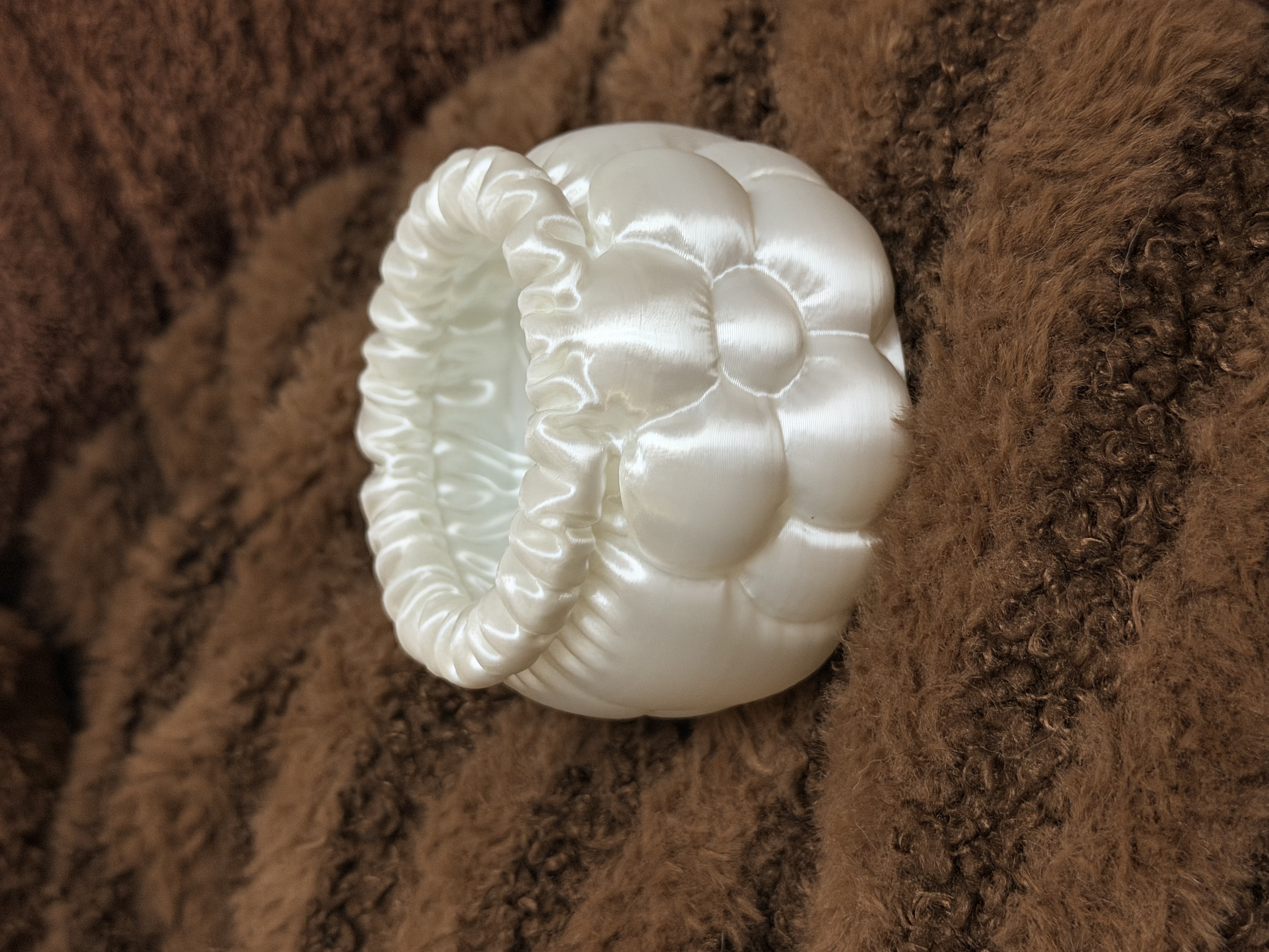 Miniatura 1 do modelo 3D 胖胖花朵收纳罐