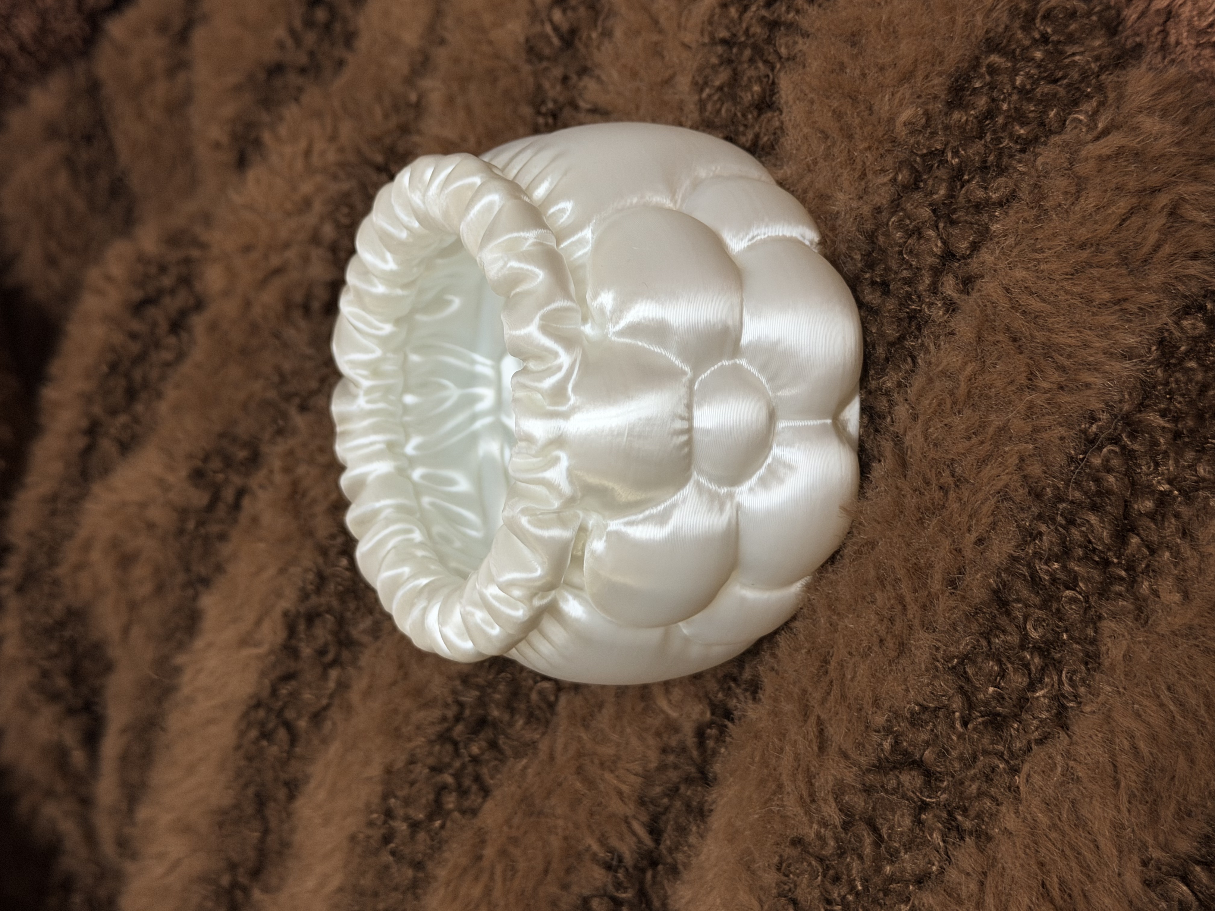 Miniatura 2 do modelo 3D 胖胖花朵收纳罐