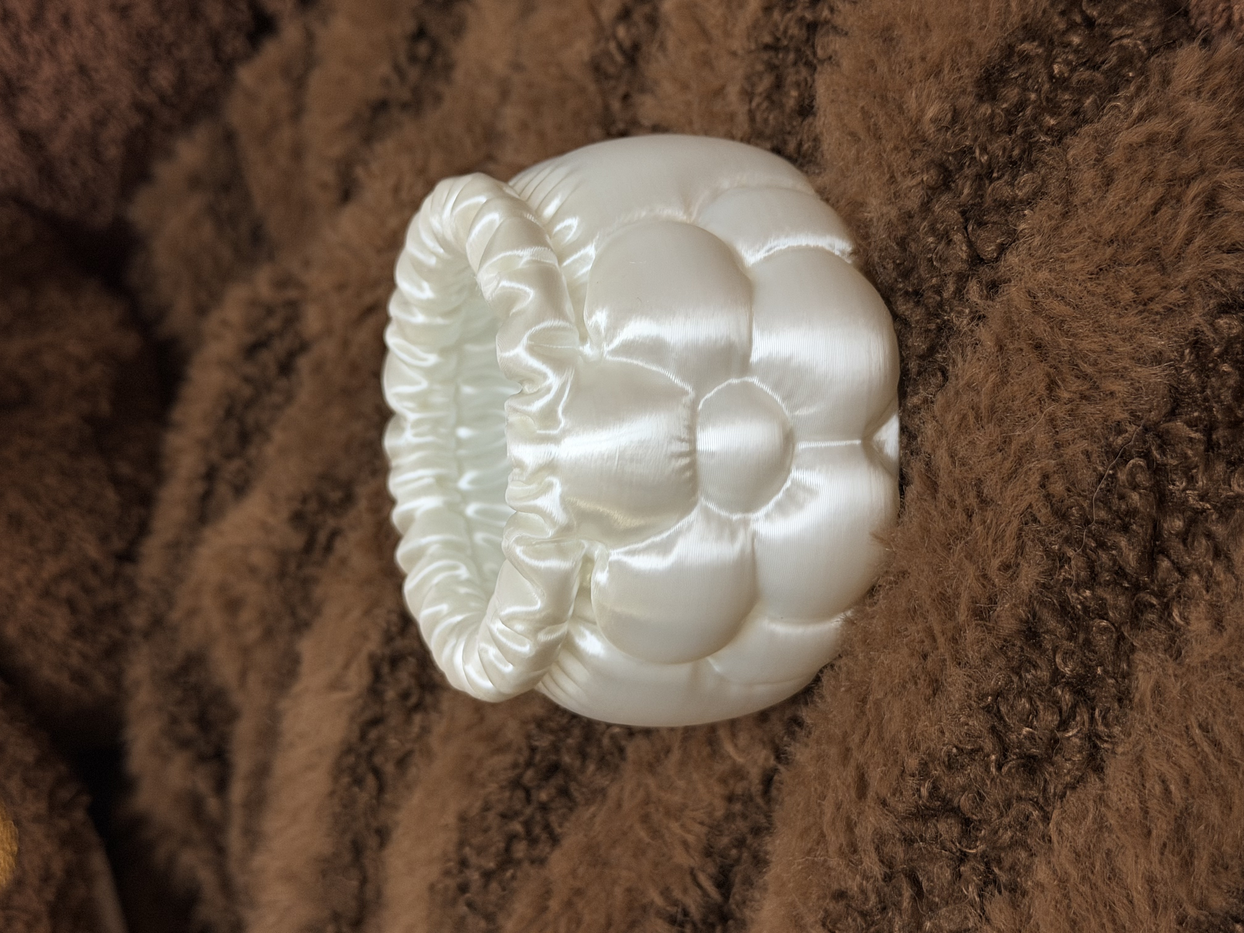 Miniatura 3 do modelo 3D 胖胖花朵收纳罐