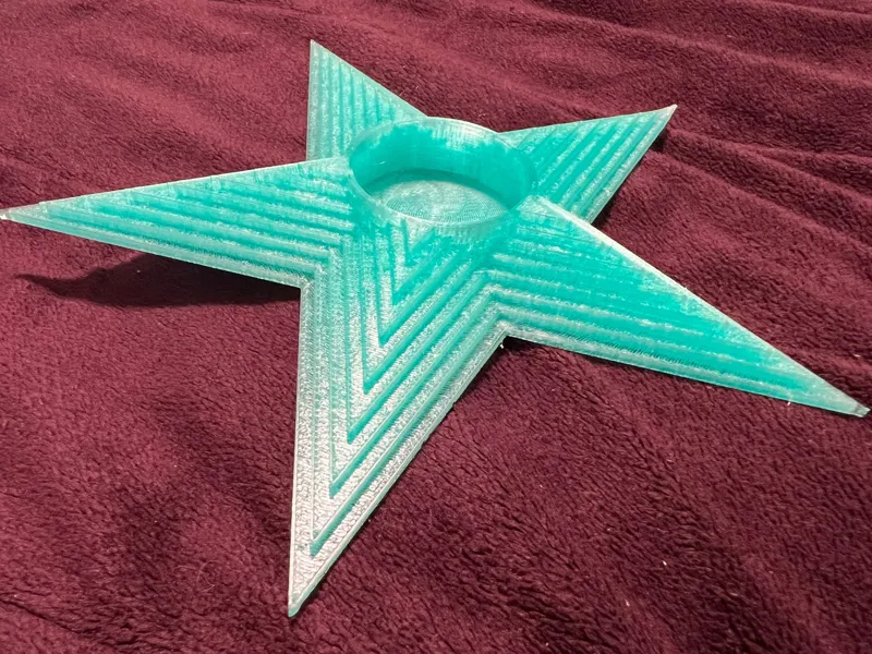 Teelichthalter Stern / Tealightholder Star