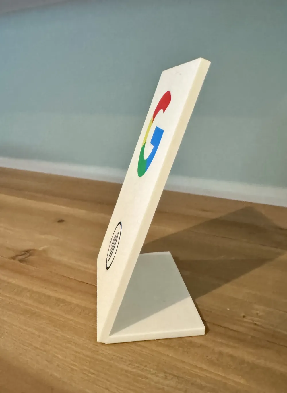 Google Logo Review NFC Stand | Simple Desk Stand - Free 3D Print Model ...
