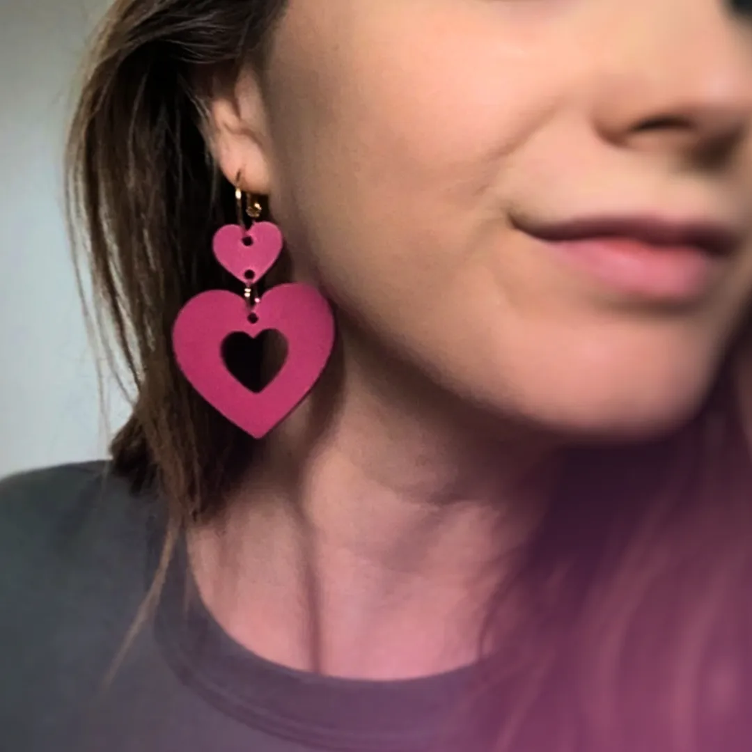 I Heart You Earrings view 4