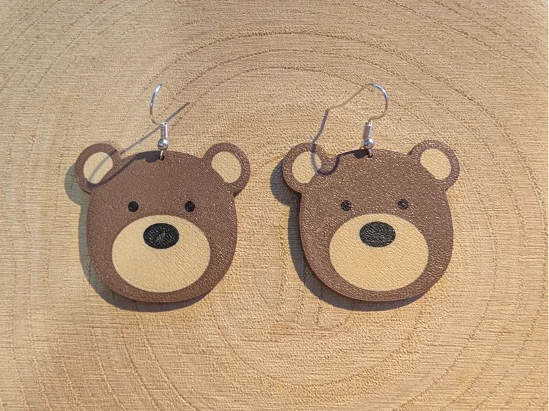 Aretes de Osito