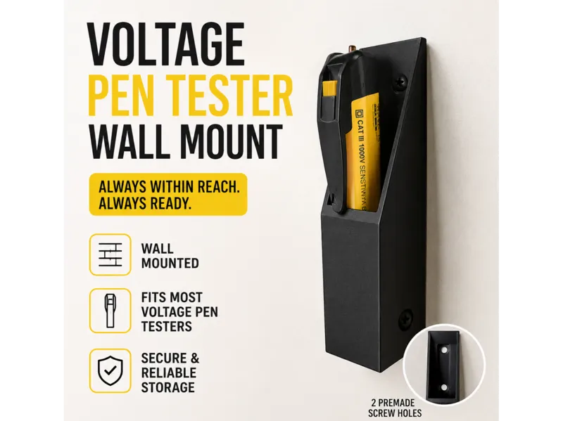 Voltage Pen Tester Holder - Wall Mount