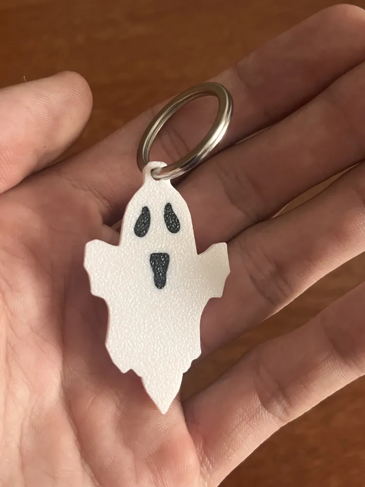 Halloween Ghost Keychain by PrintForge MakerWorld: Download Free 3D Models