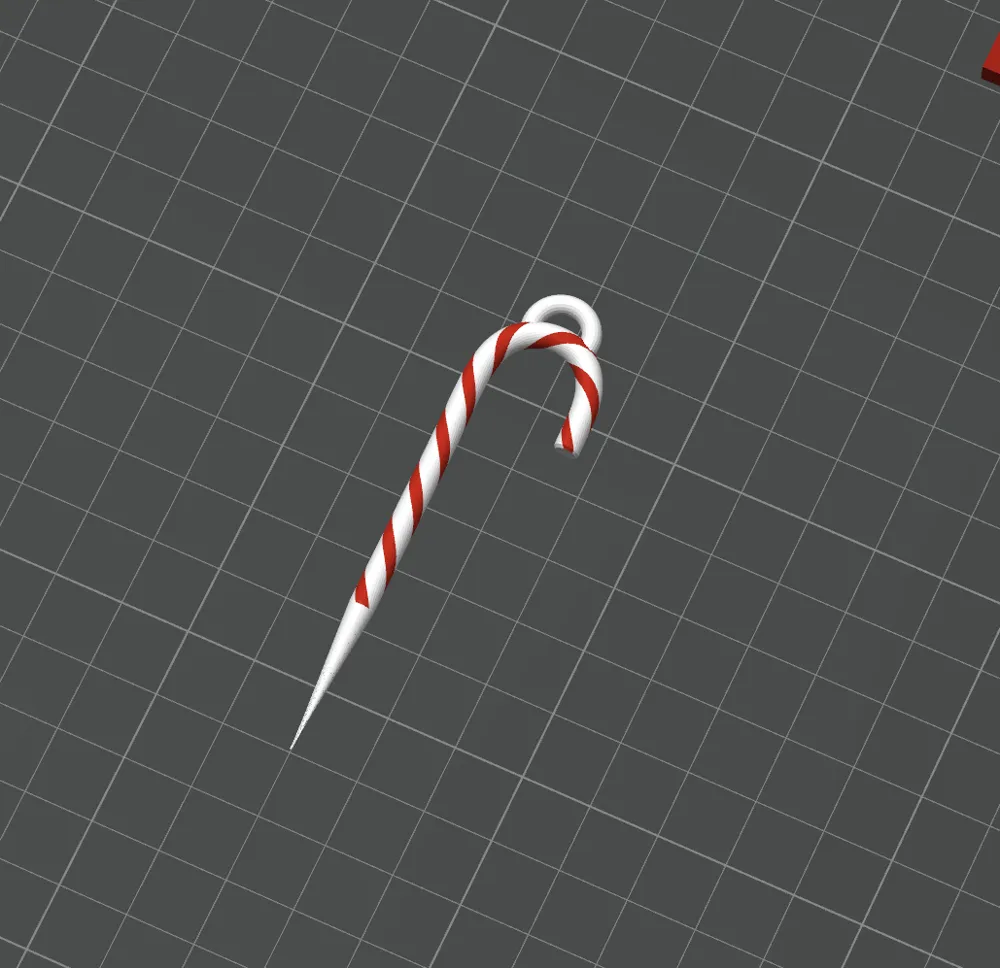 Sharp candy cane keychain by Armored Tale MakerWorld: Download Free 3D ...