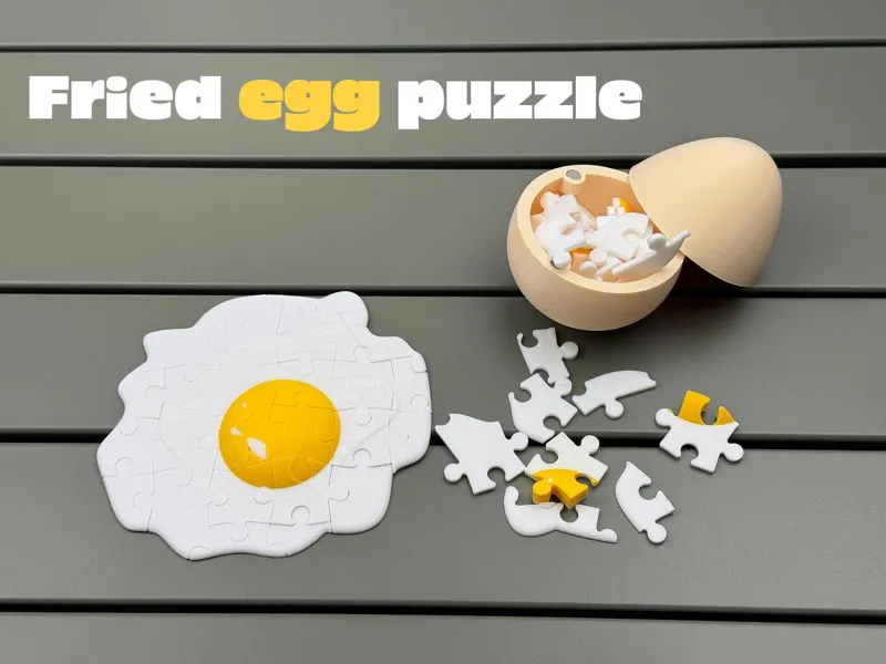 Egg,Fried egg,Fried egg puzzle