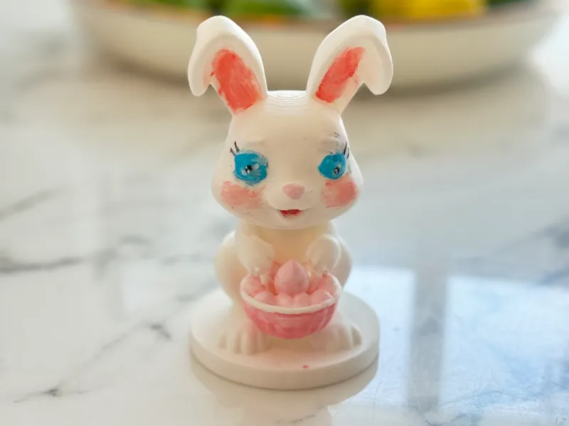 Easter Bunny, Cute Easter Bunny with Basket