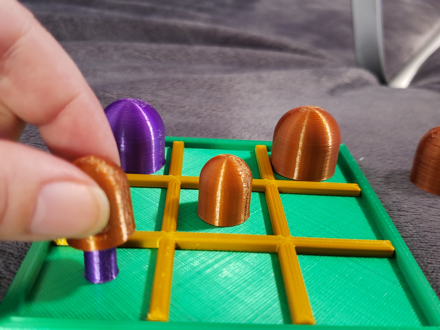 Travel Gobble Tic Tac Toe Game