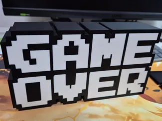 Game Over Light Box
