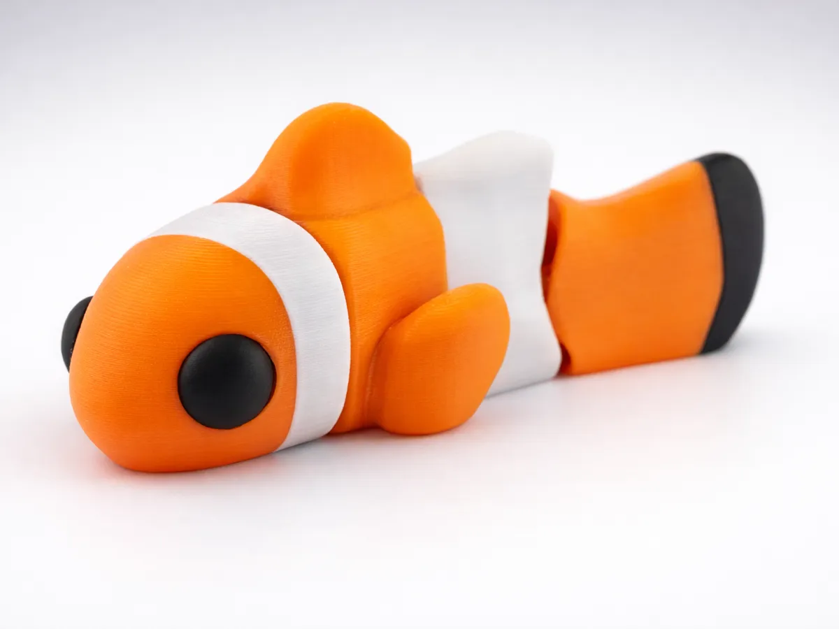 Poisson-clown articulé anti-stress