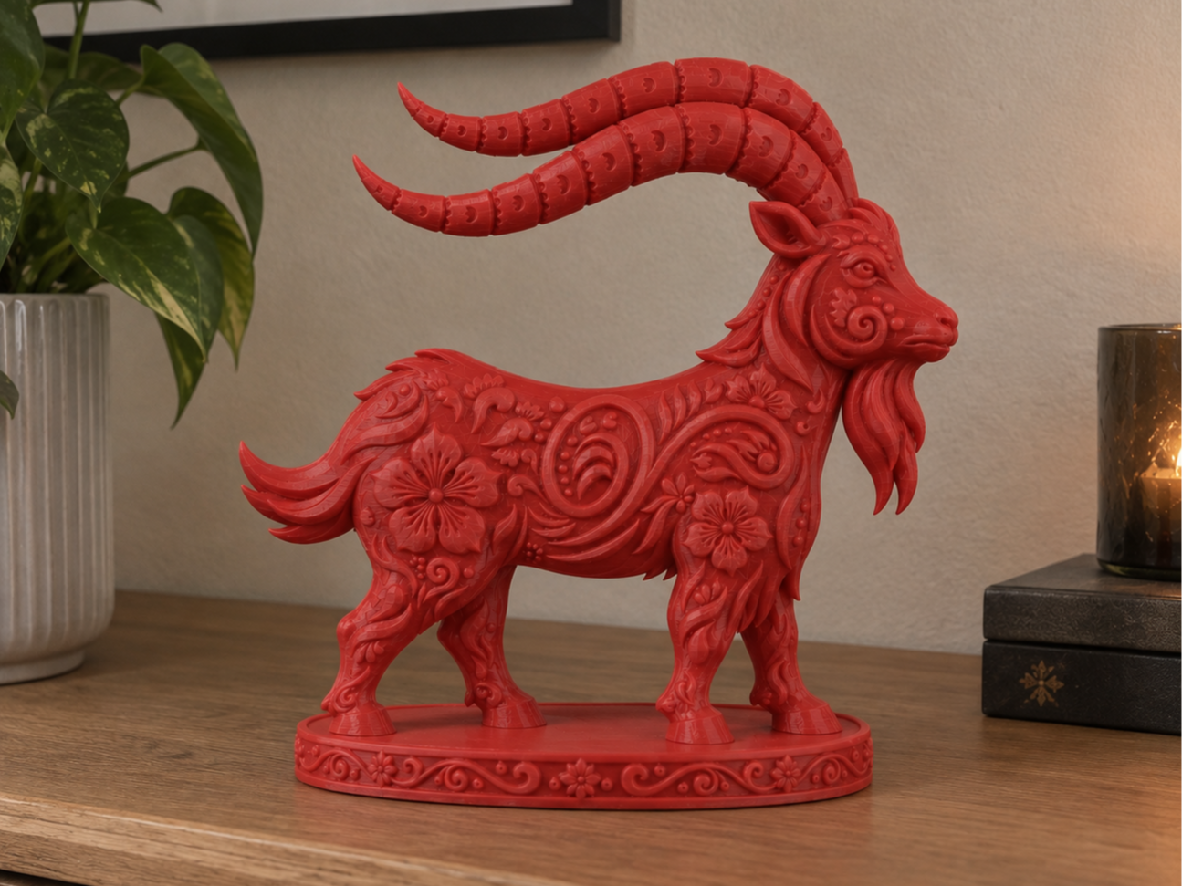 Chinese New Year 2027 – Fire Goat Decoration - 1