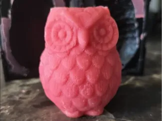 Hoot! Hoot! Owl Candle Mold