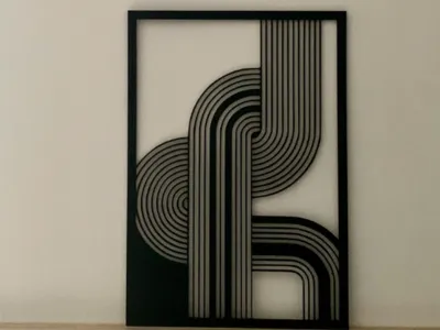 Geometric Wall Decoration