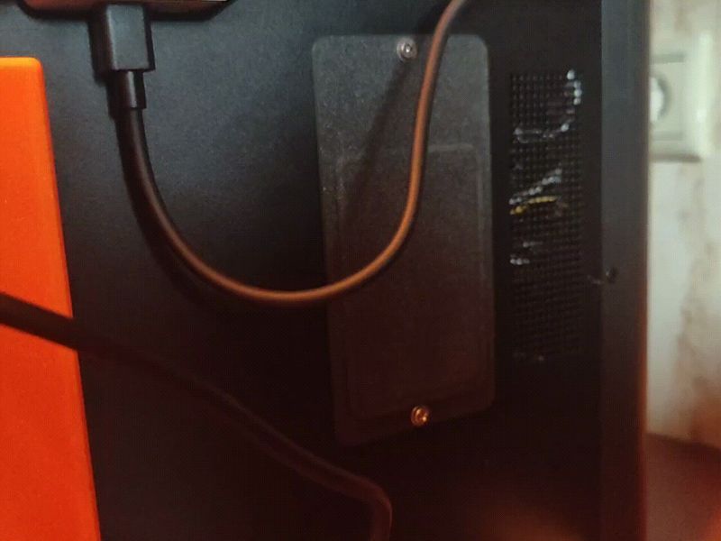 Poop chute door
