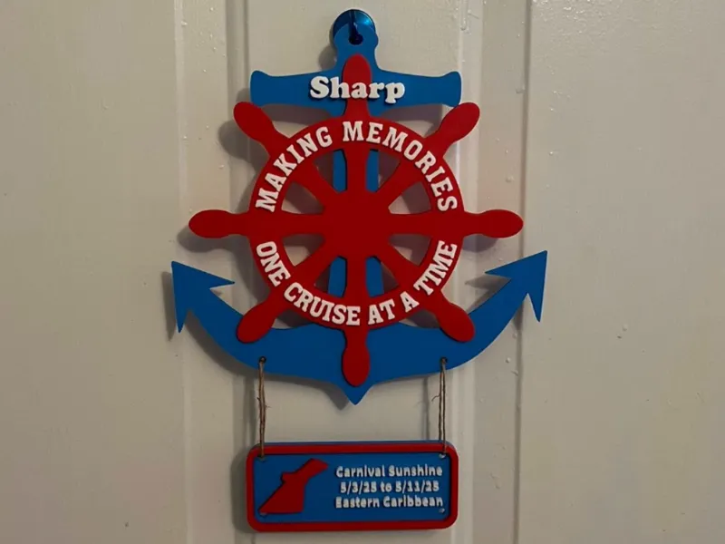 Cruise Door Hangar Sign