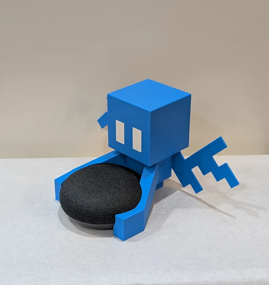 Minecraft Allay - Google Home/Nest Mini Holder view 4