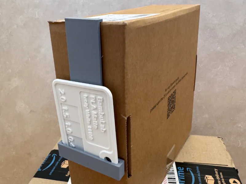 Filament Swatch Holder for Bambu Box