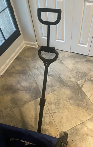 Beach cart wagon handle extension for tall people