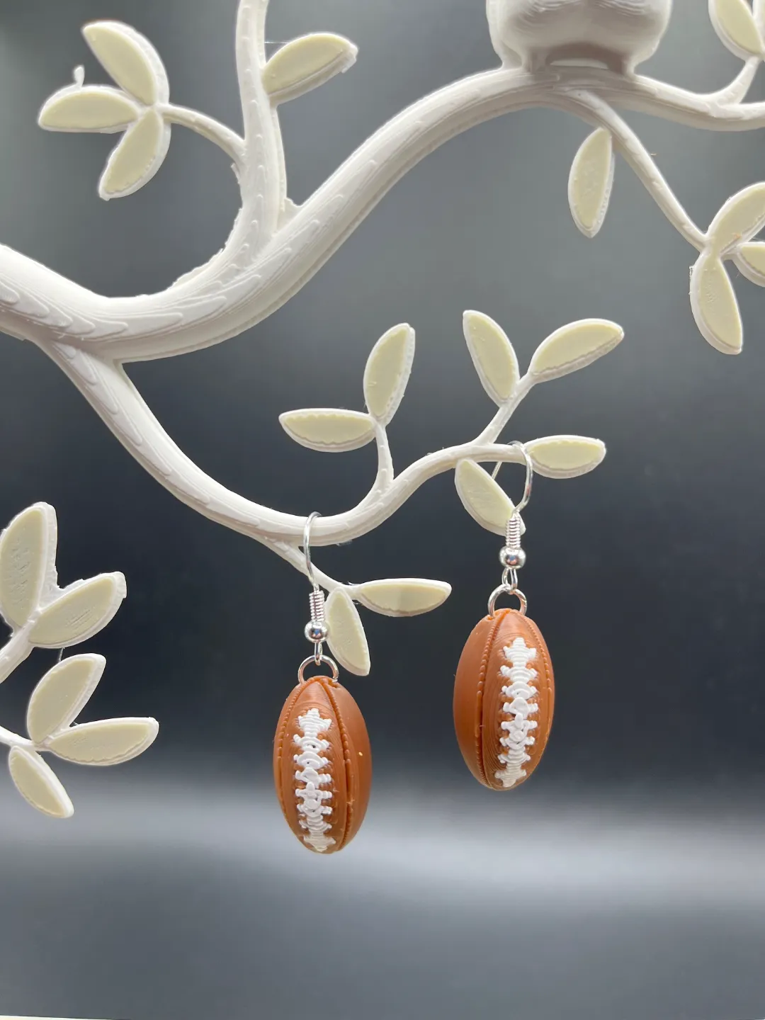 Earrings Football view 4