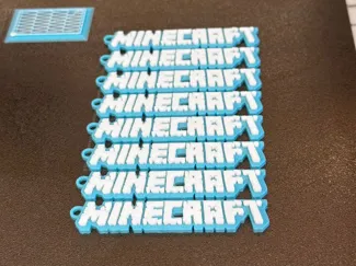 Minecraft Keychain