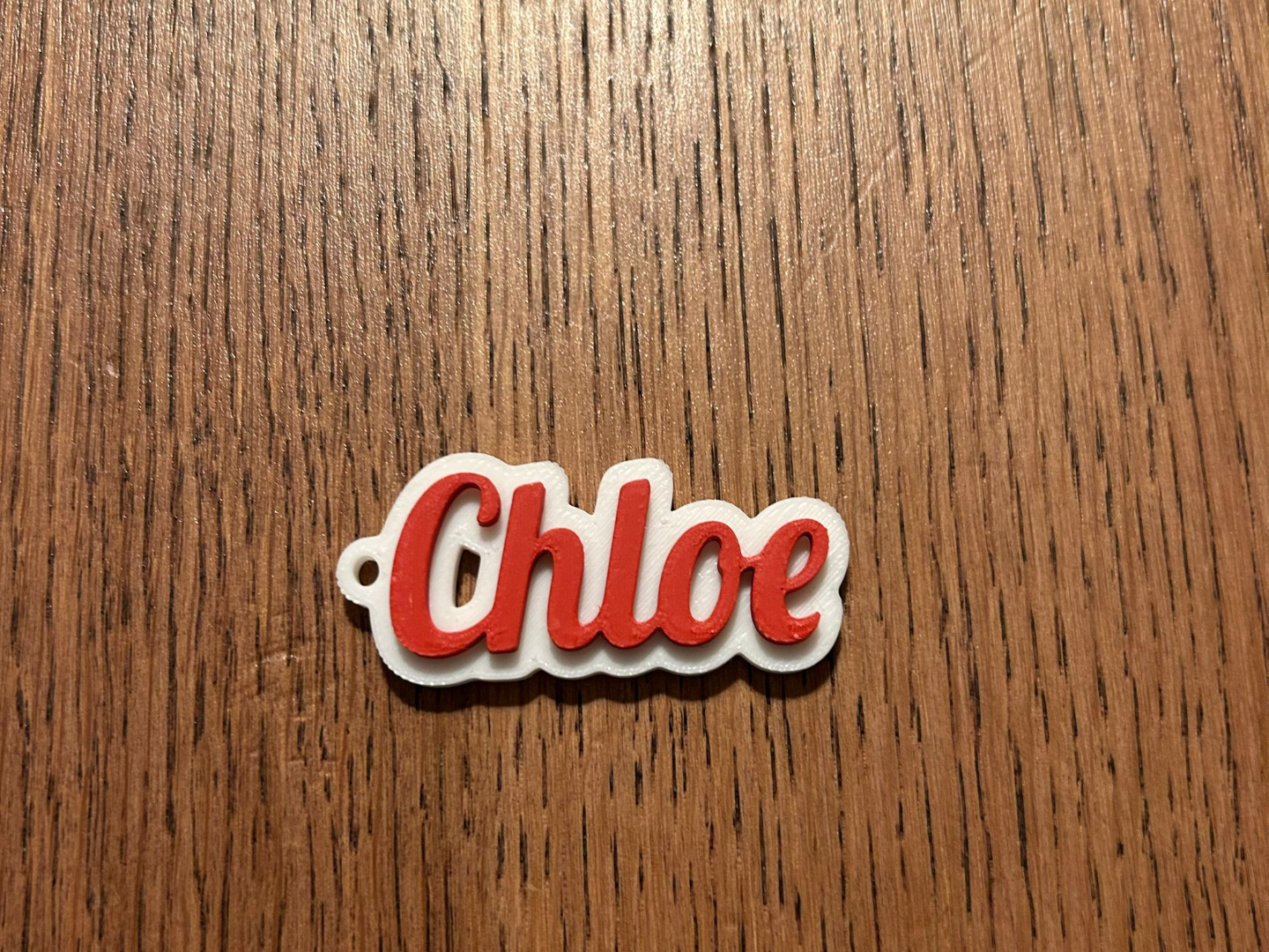 Chloe name keychain