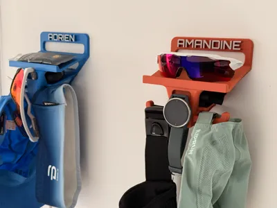 Running gear wall mount