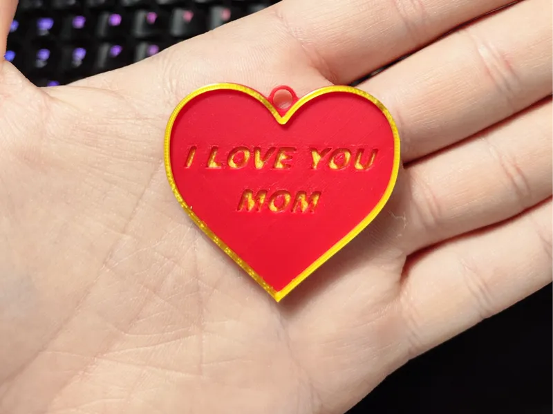 MOTHER'S DAY KEYCHAIN NECKLACE