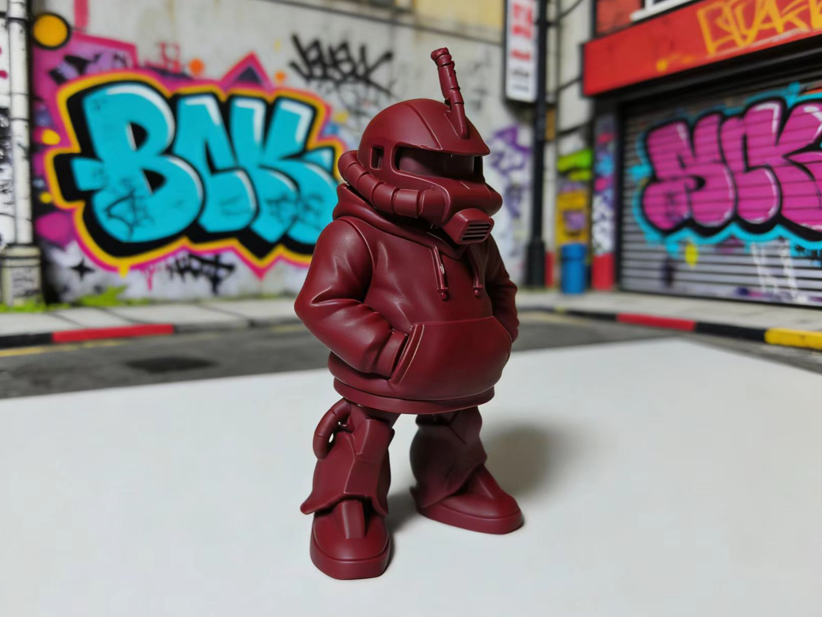 Chibi-style Street Fashion Zaku II Leader