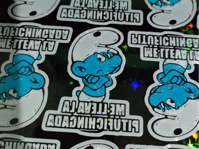 keychain the smurf is taking me to hell