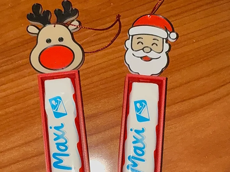 Porta Kinder maxi per albero di natale