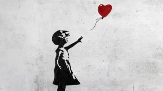 Banksy - Girl With a Balloon - CMYK Lithophane