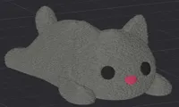 Keychain, Fuzzy skin, AMS, 0.12mm layer, 3 walls, 10% infill