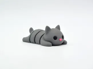 Flexi Cat - Articulated Keychain