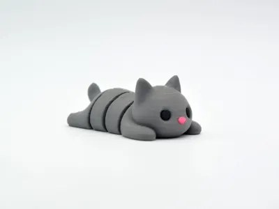 Flexi Cat - Articulated Keychain
