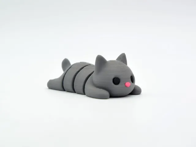 Flexi Cat - Articulated Keychain