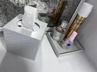 Couvre-boîte à mouchoirs motif cercles — photo 4