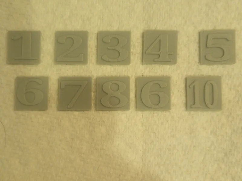 Number for hat draw