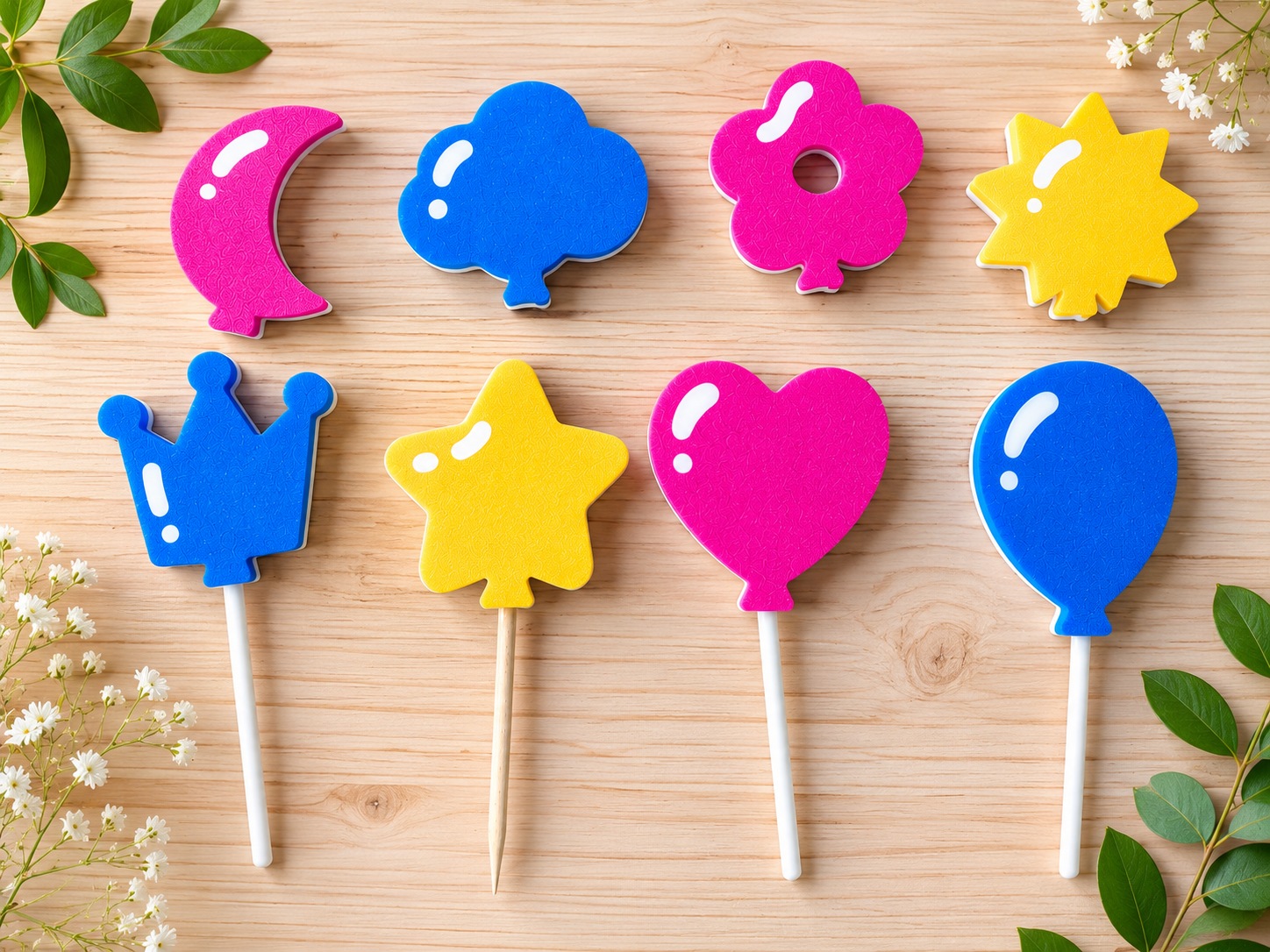 Party Cake Topper Set