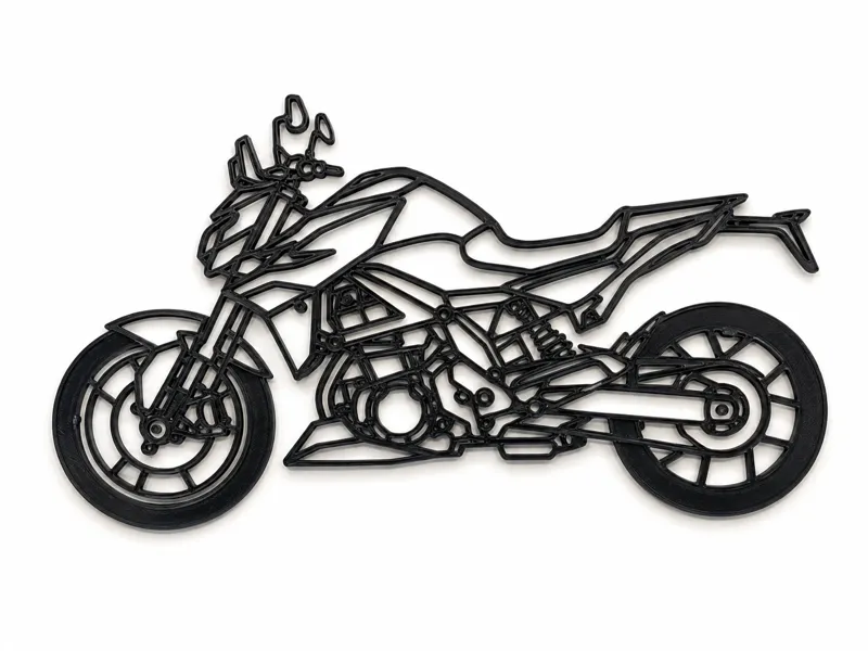 BMW F900R Silhouette / Wandbild