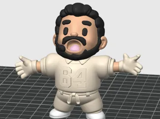 Bad Bunny Chibi - Superbowl Halftime look