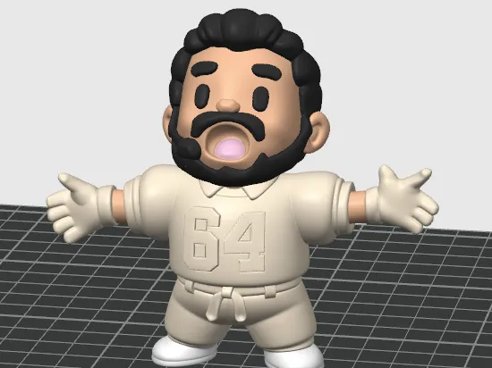 Bad Bunny Chibi - Superbowl Halftime look