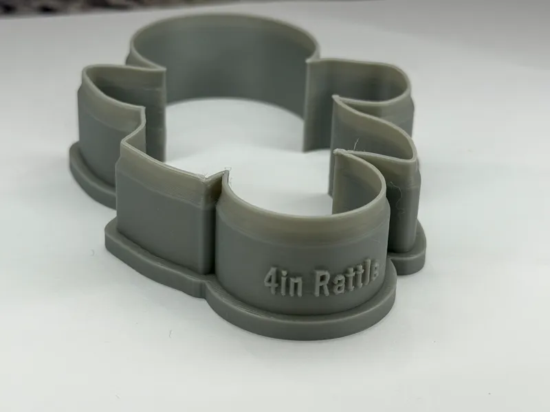 4in Baby Rattle Cookie Cutter