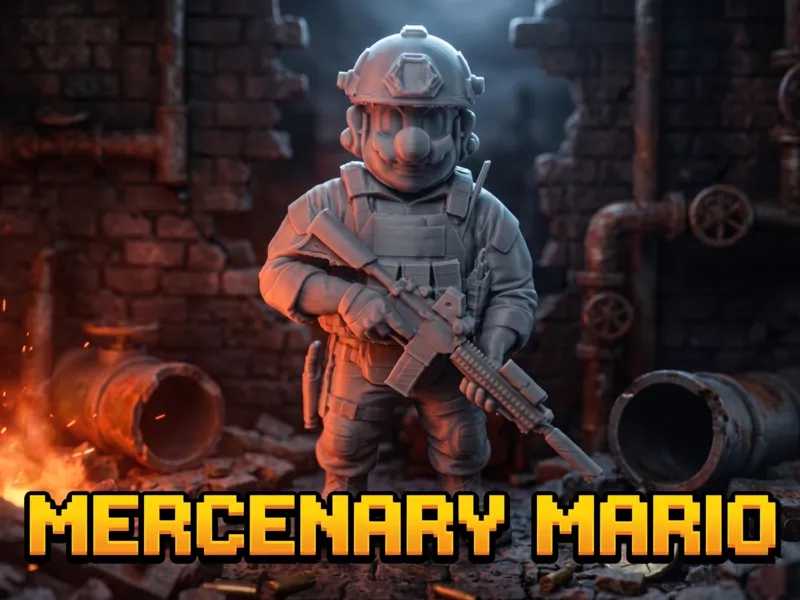 Mercenary Mario - Mushroom Kingdom Special Forces