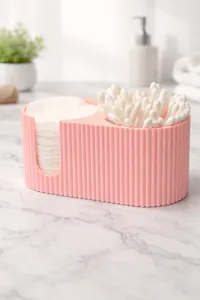 Range-cotons et éponge pour salle de bain — photo 5