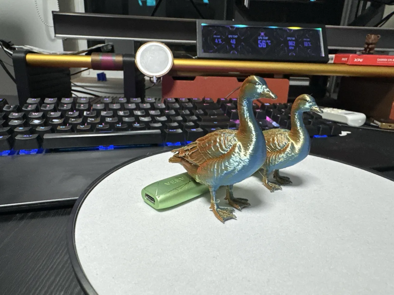 Realistic Goose Pair view 2
