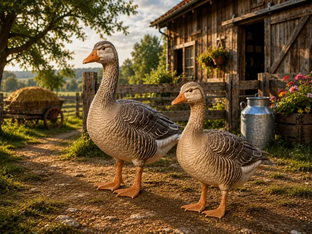 Realistic Goose Pair