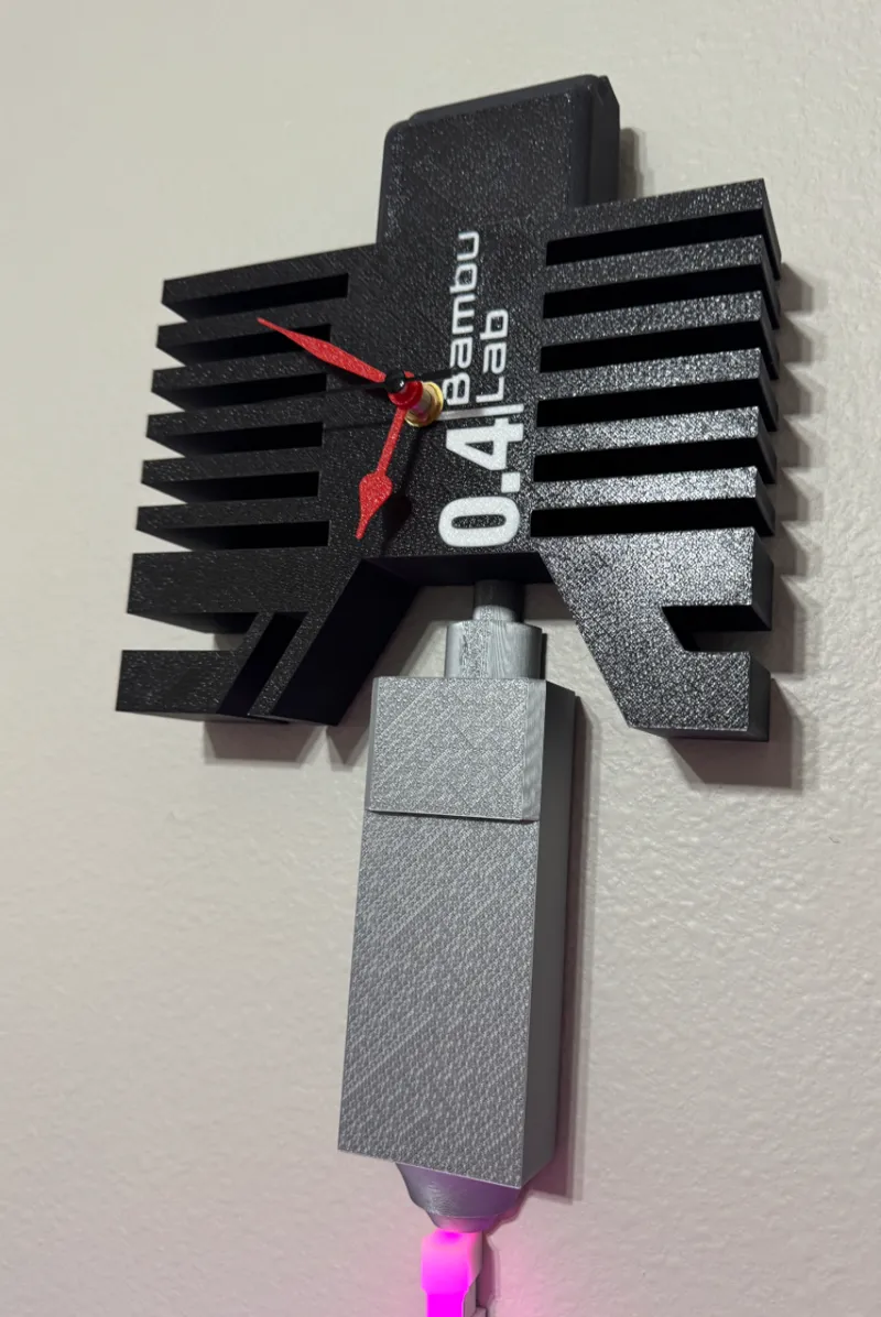 X1 Nozzle Clock