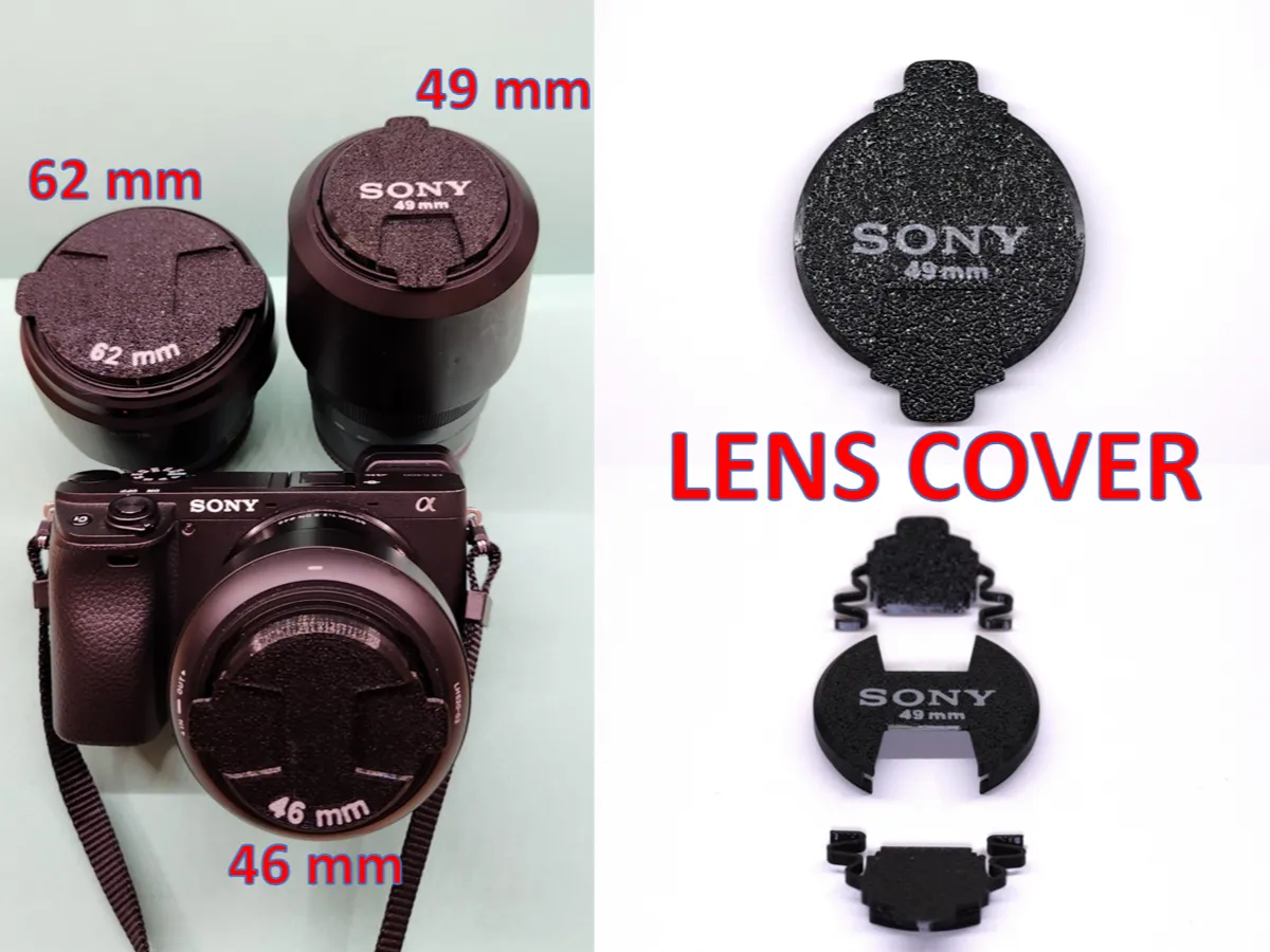 Coding Cover Lens Lens covers - 46, 49 and 62 mm - Free 3D Print Model - MakerWorld